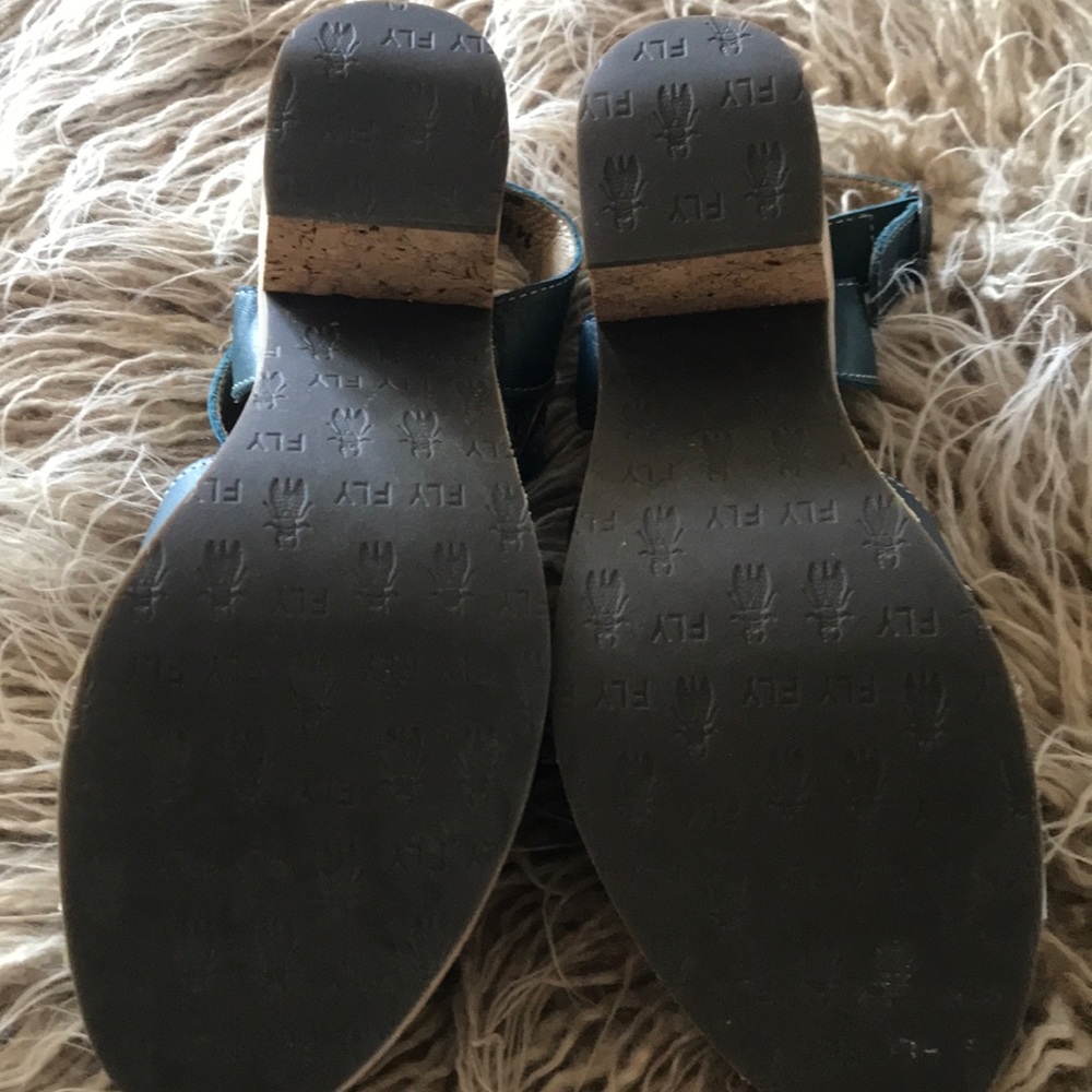 Fly London cork retro sandals. 39 - Picture 6 of 8